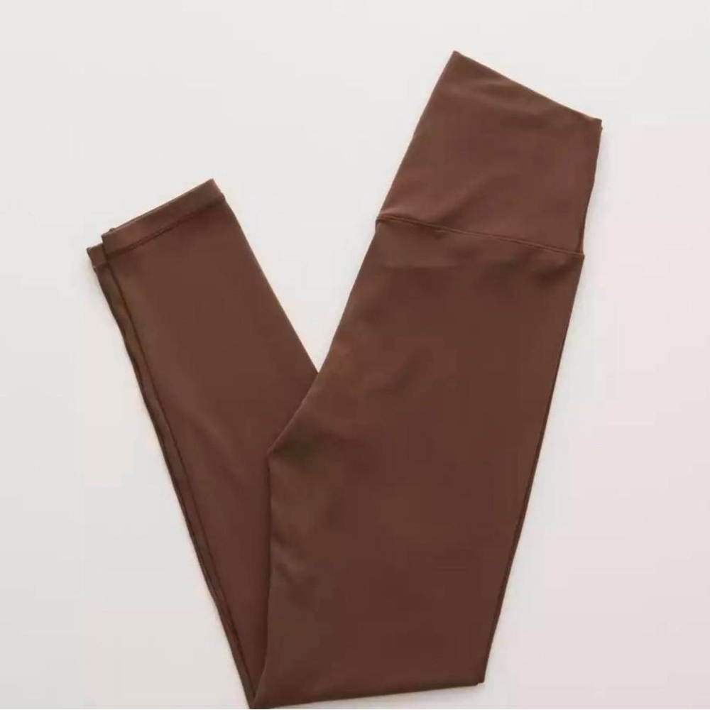 aerie brown high waisted leggings